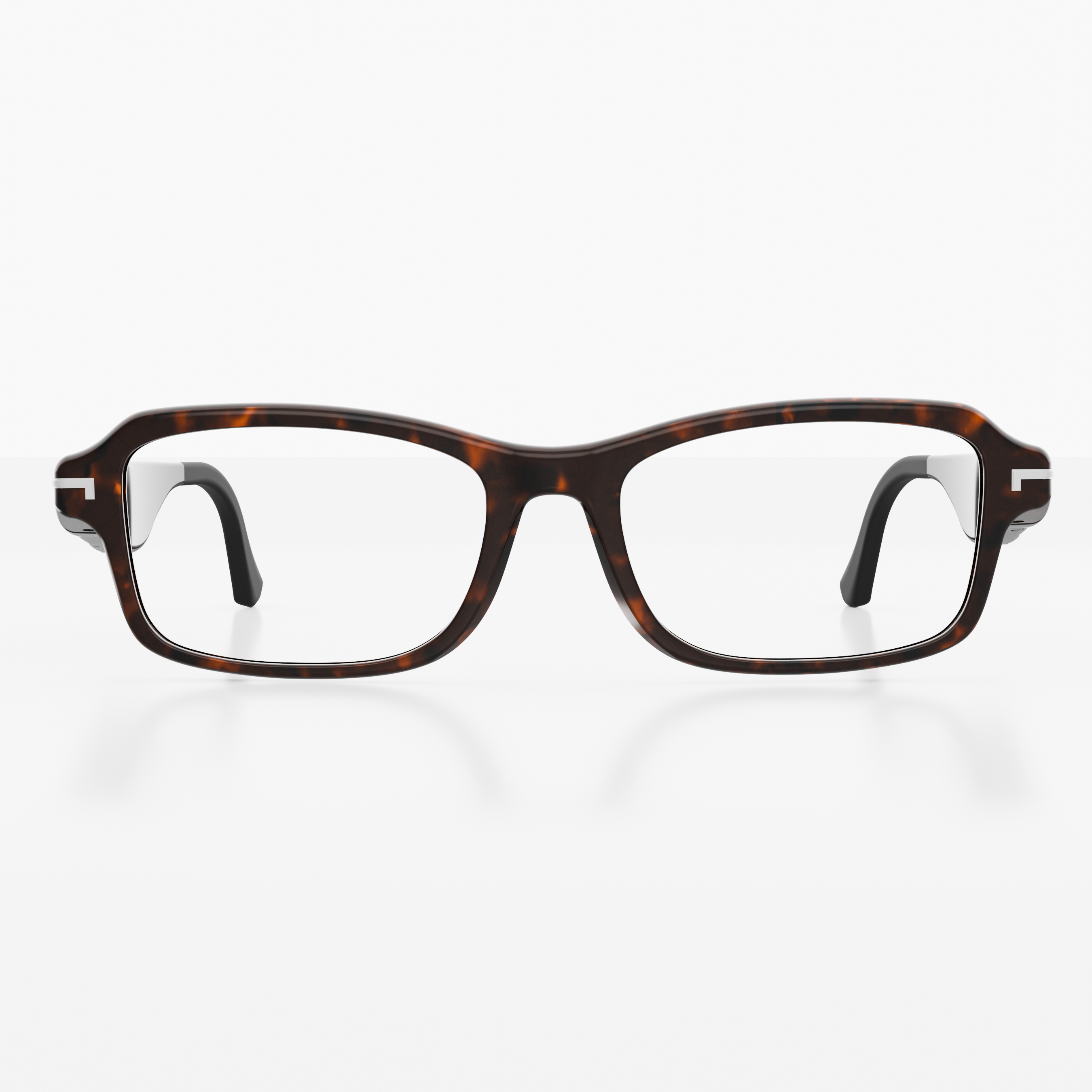 Folded Hydro smartglasses with blue light filtering lenses