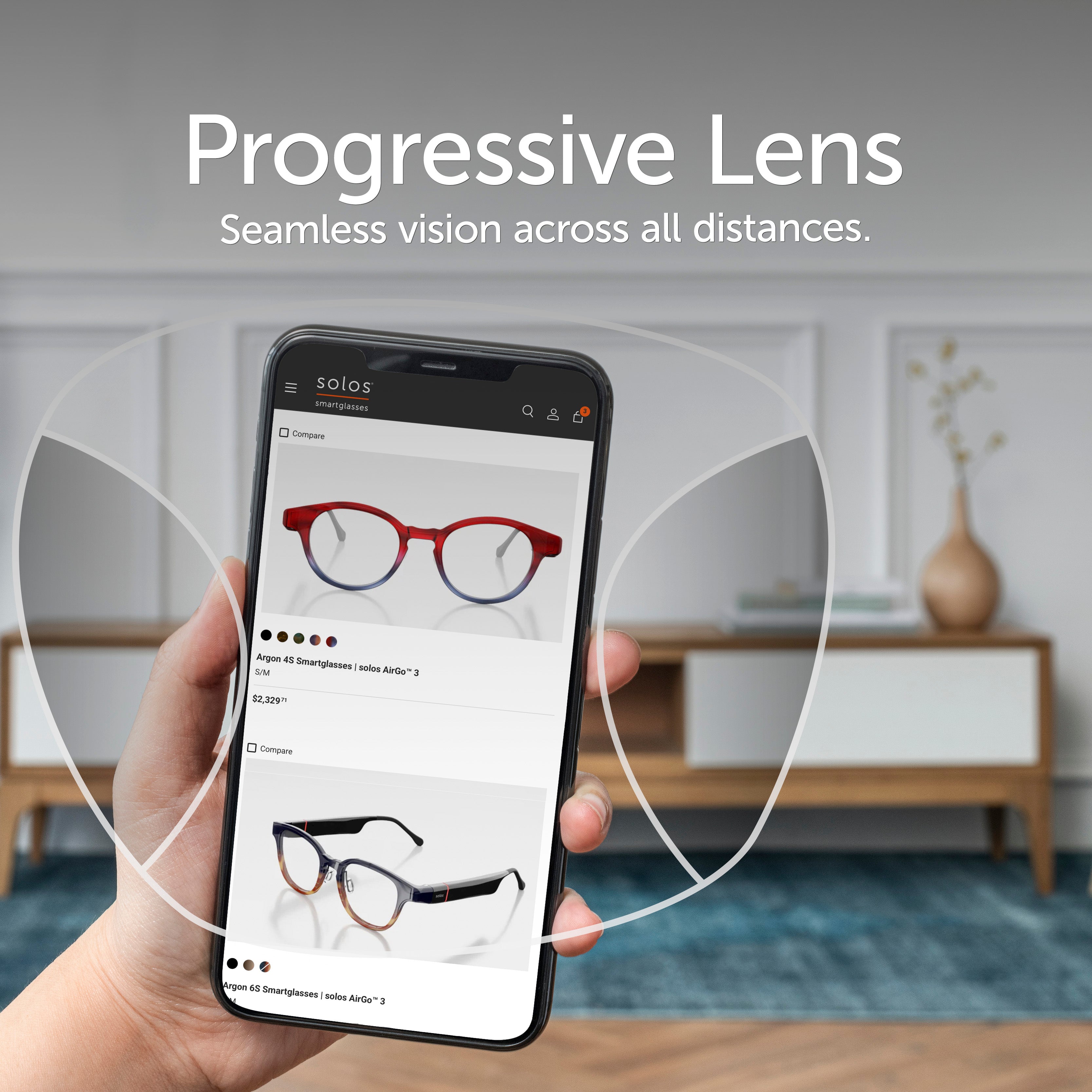 Progressive lenses with IOT Digital Ray Path technology