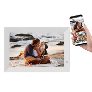 10-Inch LCD Digital Photo Frame Touch Screen WiFi Android Acrylic Frame