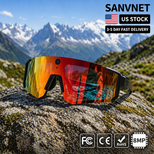 2026 SNT SOLIS AI Road Cycling Men Smart Glasses 8MP Camera ChatGPT Polarized Lenses