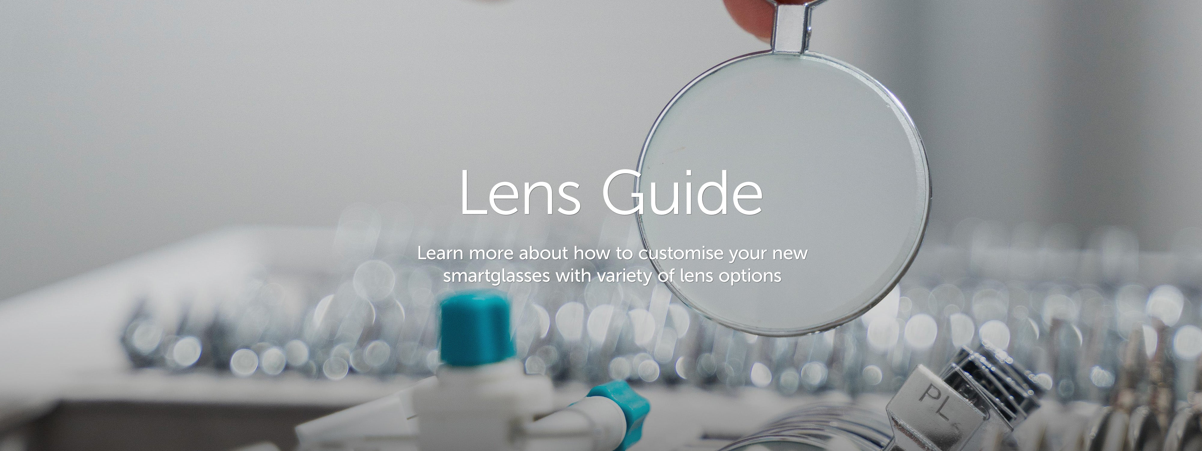 Solos Smartglasses Lens Guide Banner