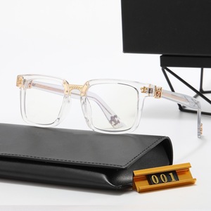 Glossy Unisex Transparent Computer Acetate Frames